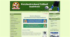 Desktop Screenshot of fussballverband-saalekreis.de